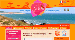 Desktop Screenshot of campingclosdespins.com